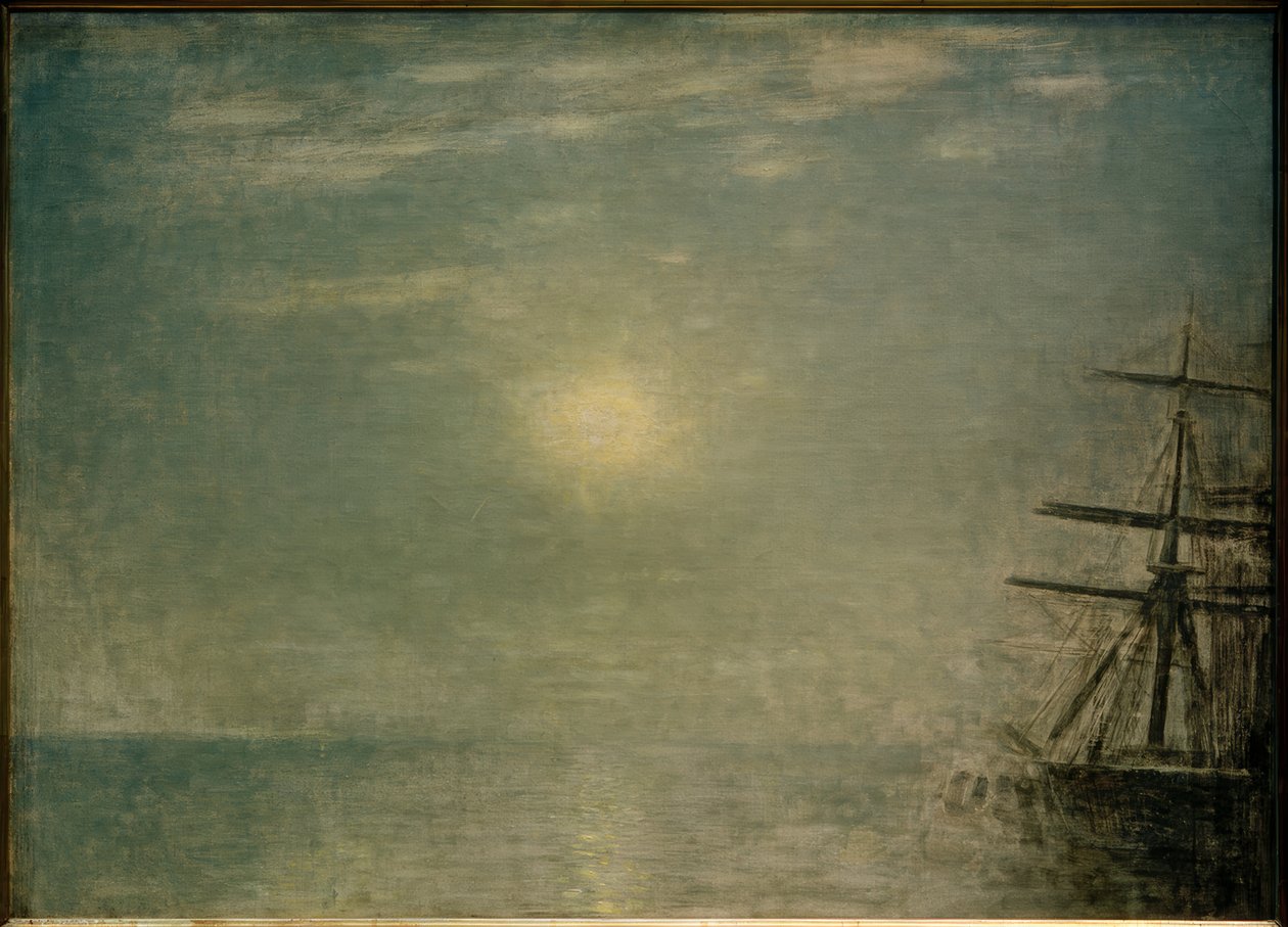 Nap a tenger felett alkotó: Vilhelm Hammershoi