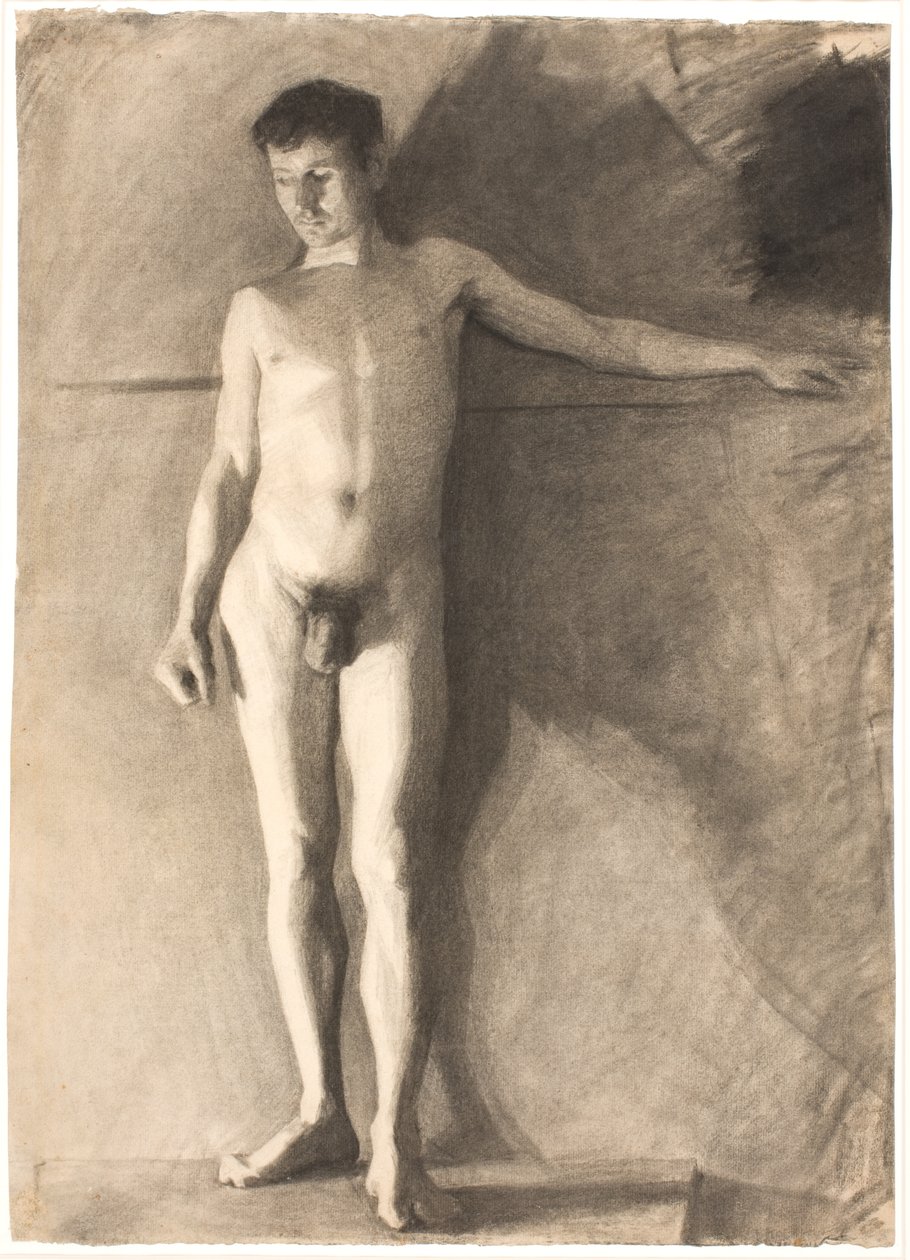 Álló férfi modell alkotó: Vilhelm Hammershøi