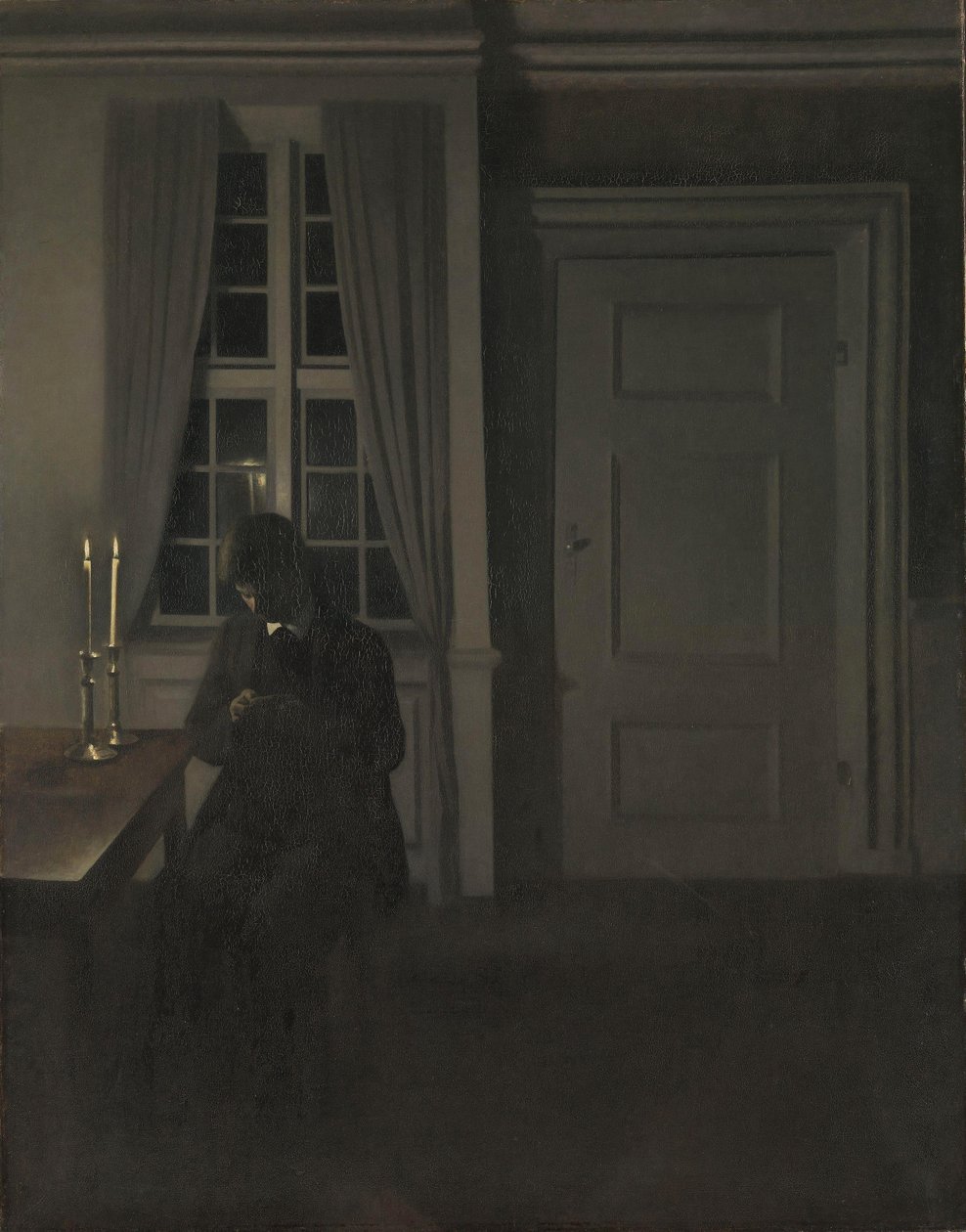 Az érmegyűjtő, 1904 alkotó: Vilhelm Hammershoi