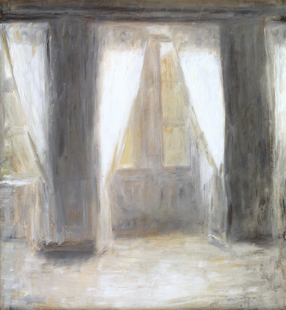 Az étkező a művész otthonában, Frederiksberg Allé, Koppenhága alkotó: Vilhelm Hammershoi