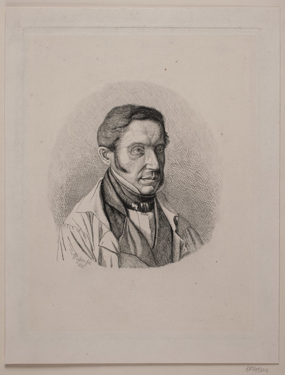 Férfi portré alkotó: Vilhelm Kyhn