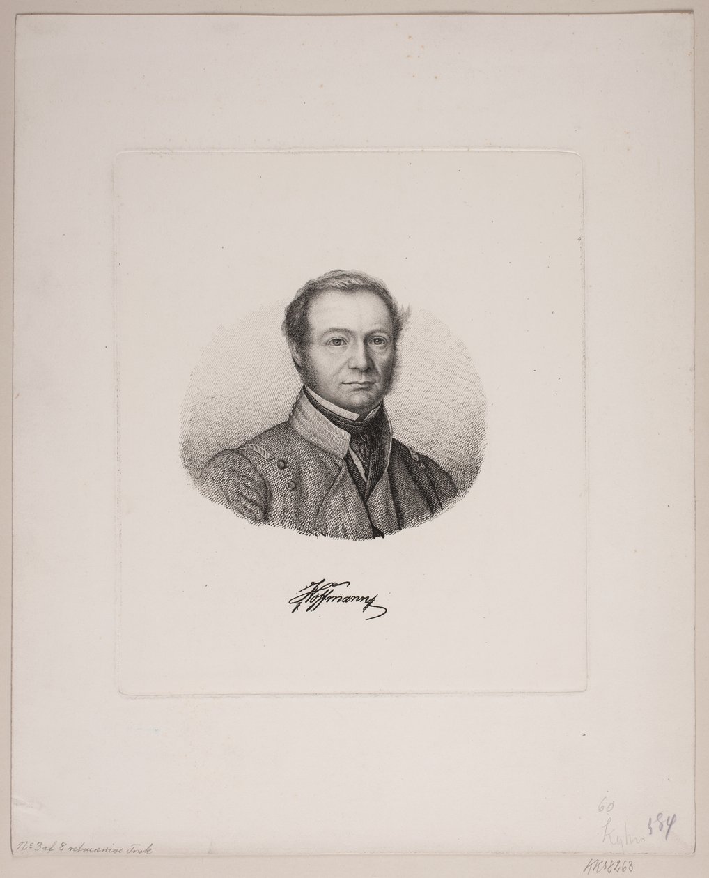 Johan Christopher Hoffmann portréja alkotó: Vilhelm Kyhn