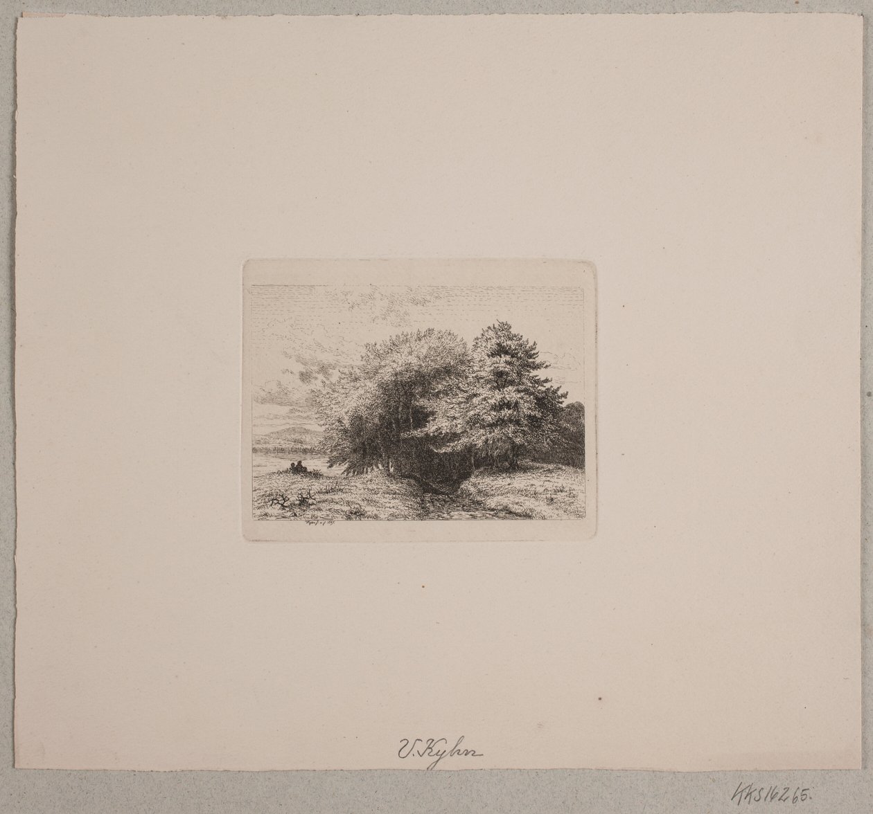 Erdő széle alkotó: Vilhelm Kyhn