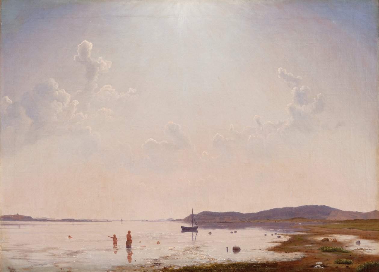 Kilátás a Roskilde-fjordra Frederikssund, Zéland közelében alkotó: Vilhelm Kyhn
