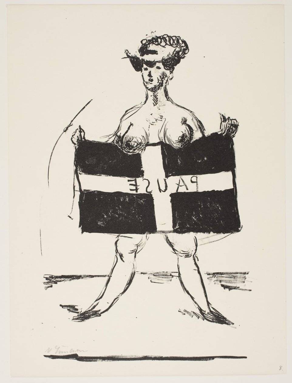 Lap a "Klingens Kunstnermappe No. 2"-ből alkotó: Vilhelm Lundstrøm
