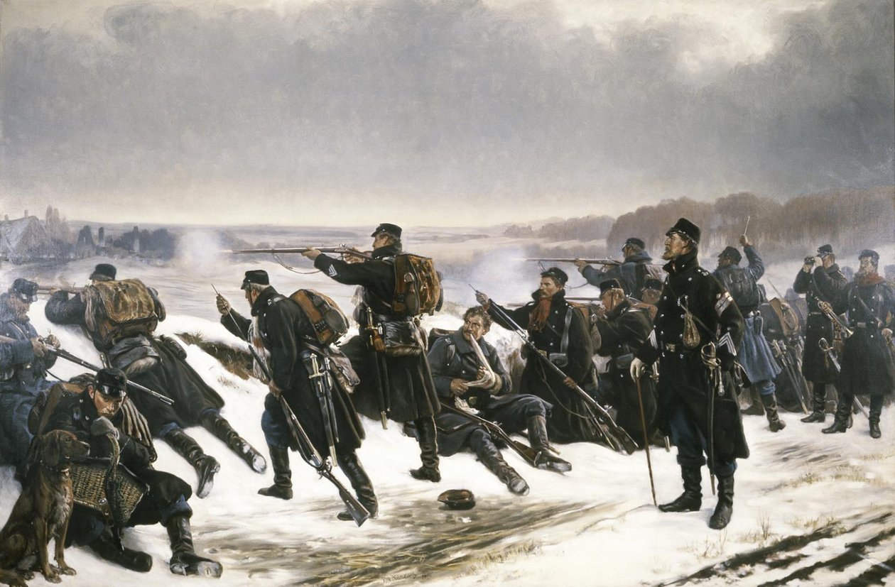 Előőrs szolgálatban alkotó: Vilhelm Rosenstand