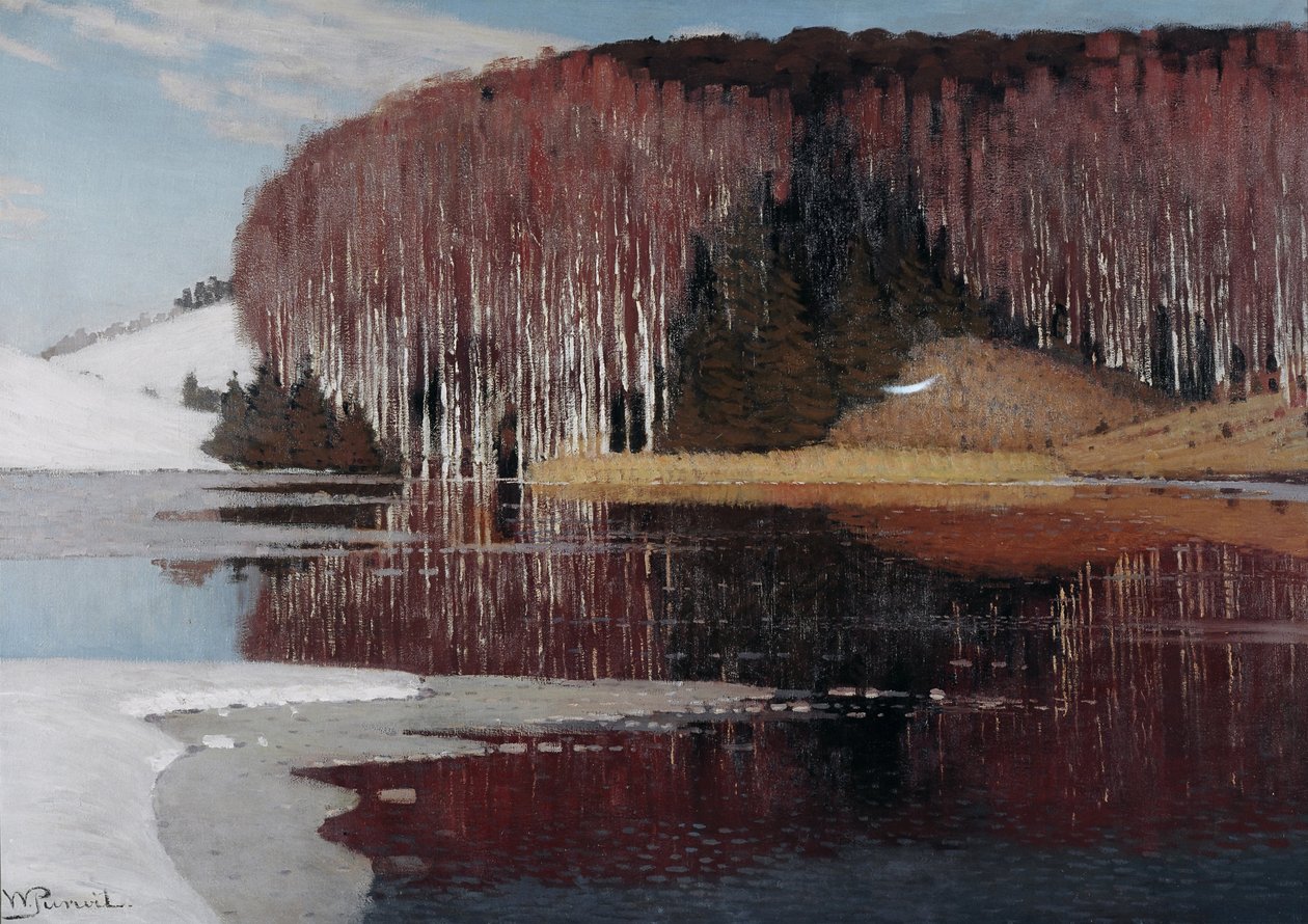 Tavaszi vizek (Maestoso) alkotó: Vilhelms Purvitis