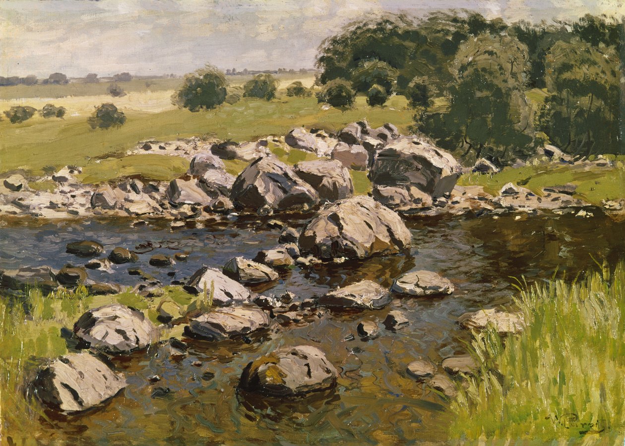 Táj kövekkel, c. 1910 alkotó: Vilhelms Purvitis