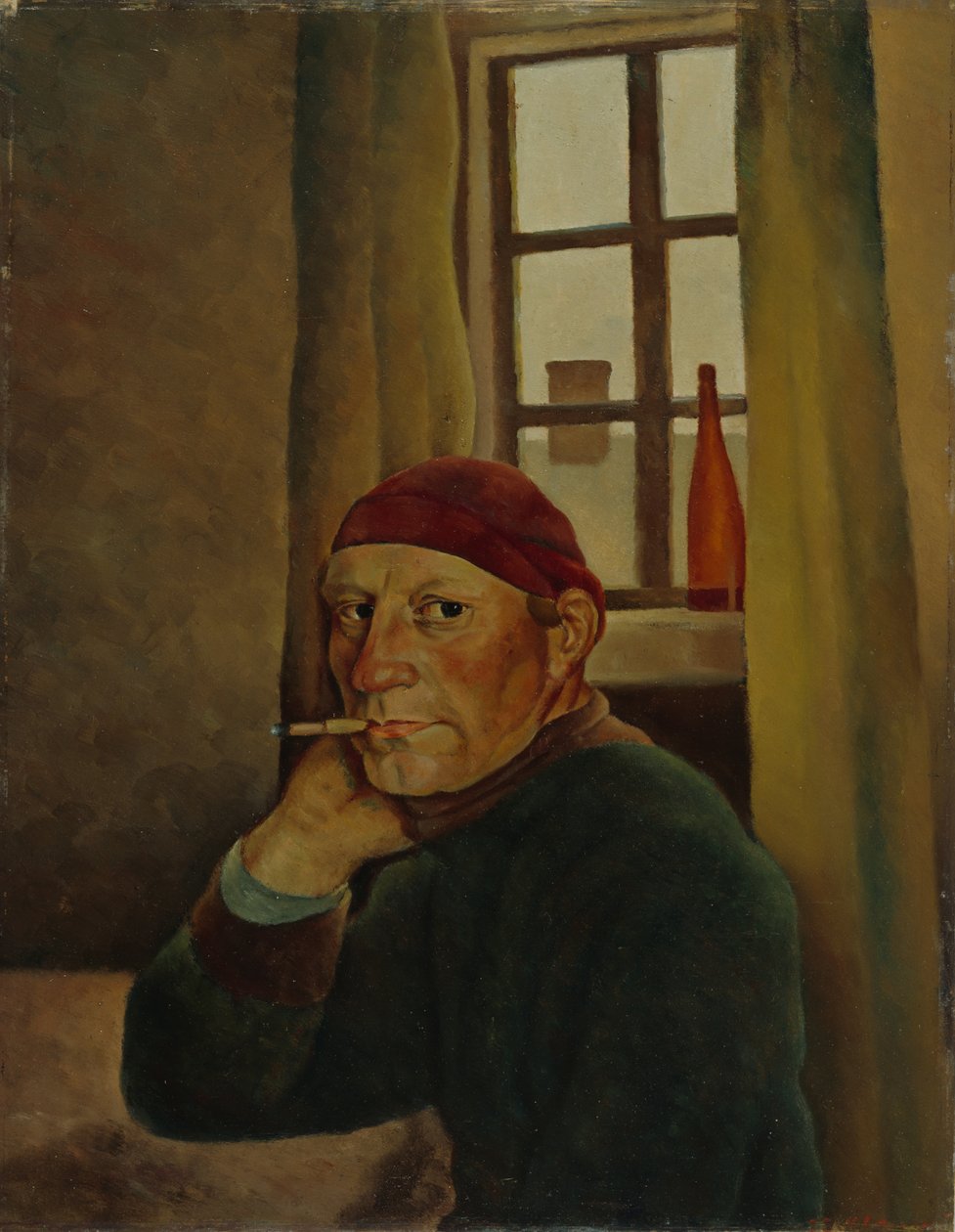 Önarckép, 1933. alkotó: Vilho Lampi