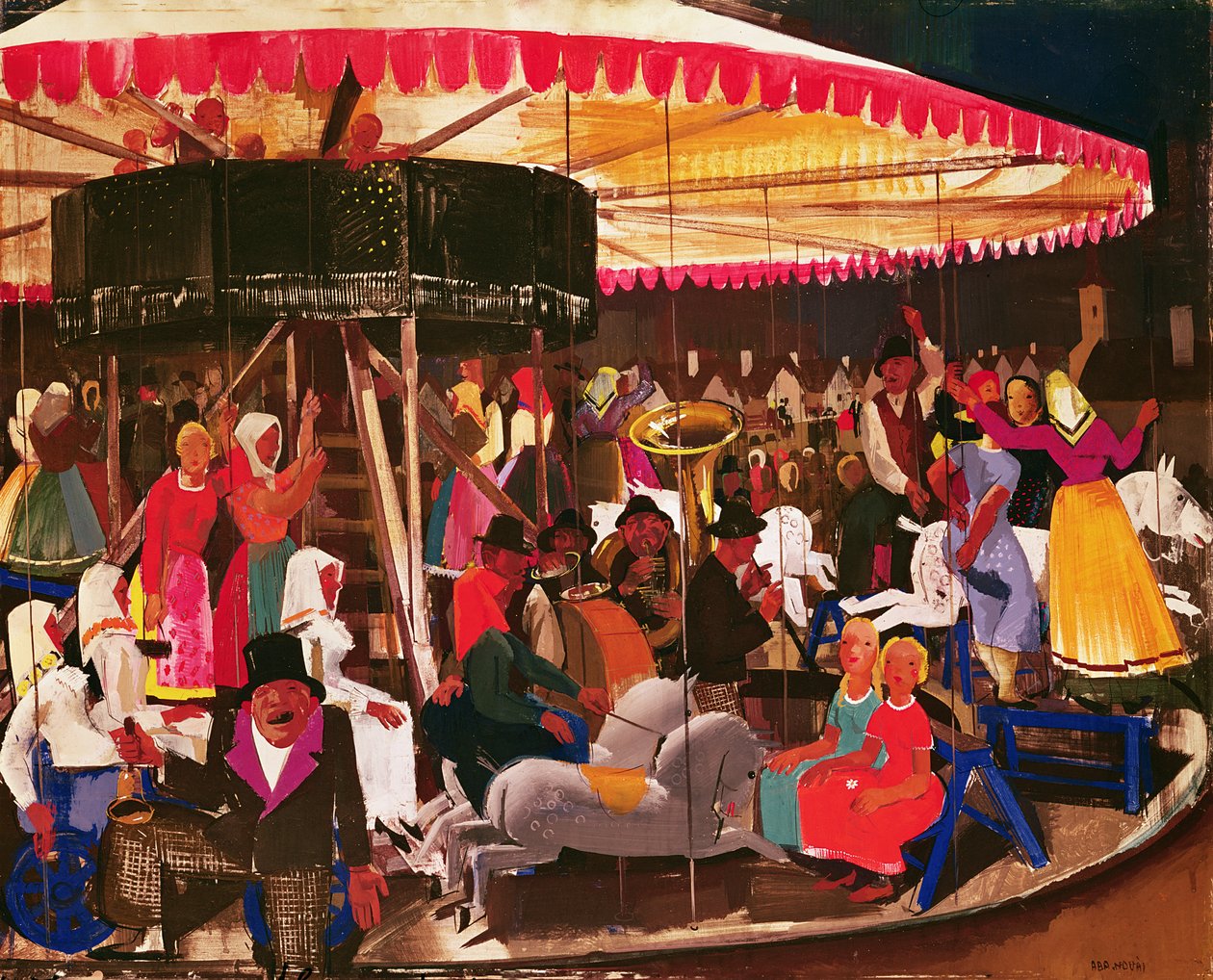 A mulatság, 1931 alkotó: Vilmos Aba Novak