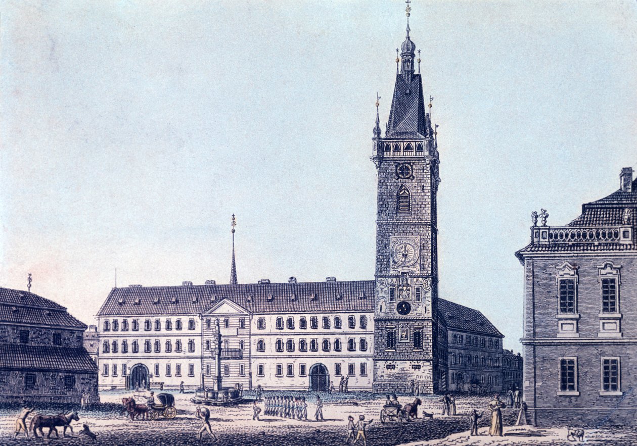 Új városháza, 1830 körül alkotó: Vincenc Morstadt