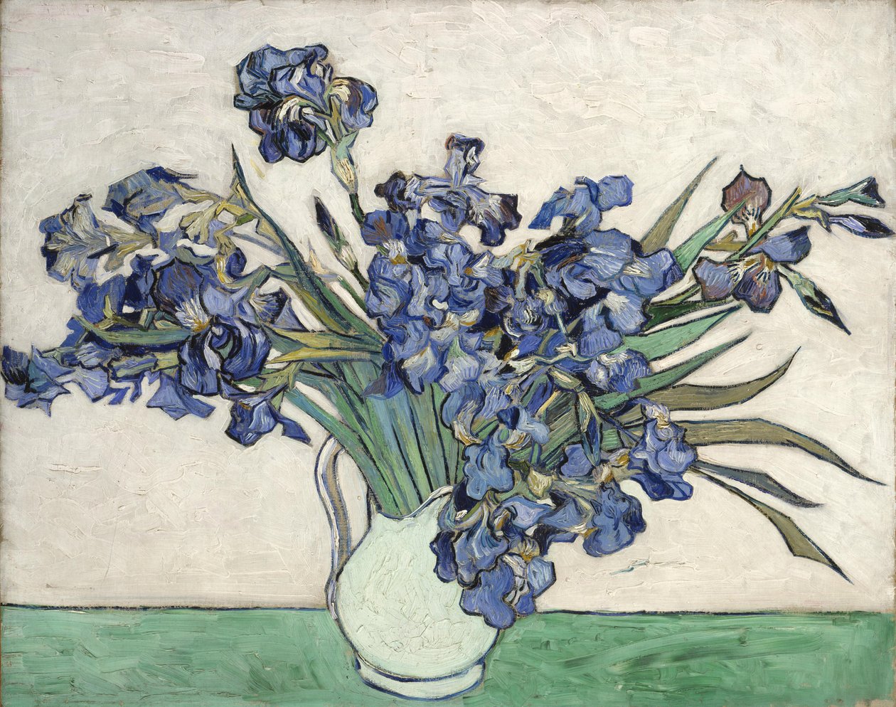 Váza íriszekkel alkotó: Vincent van Gogh