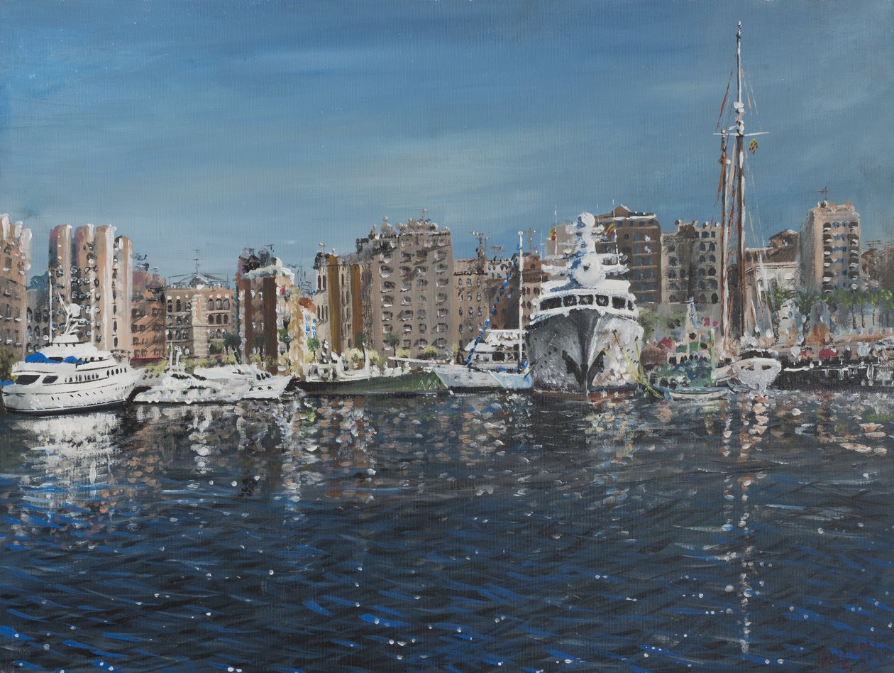 Barcelona, 1998, (akril, vászon táblán) alkotó: Vincent Alexander Booth