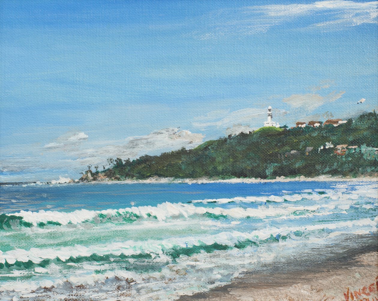 Byron Bay, Ausztrália, 1998, (Akril, vászon táblán) alkotó: Vincent Alexander Booth