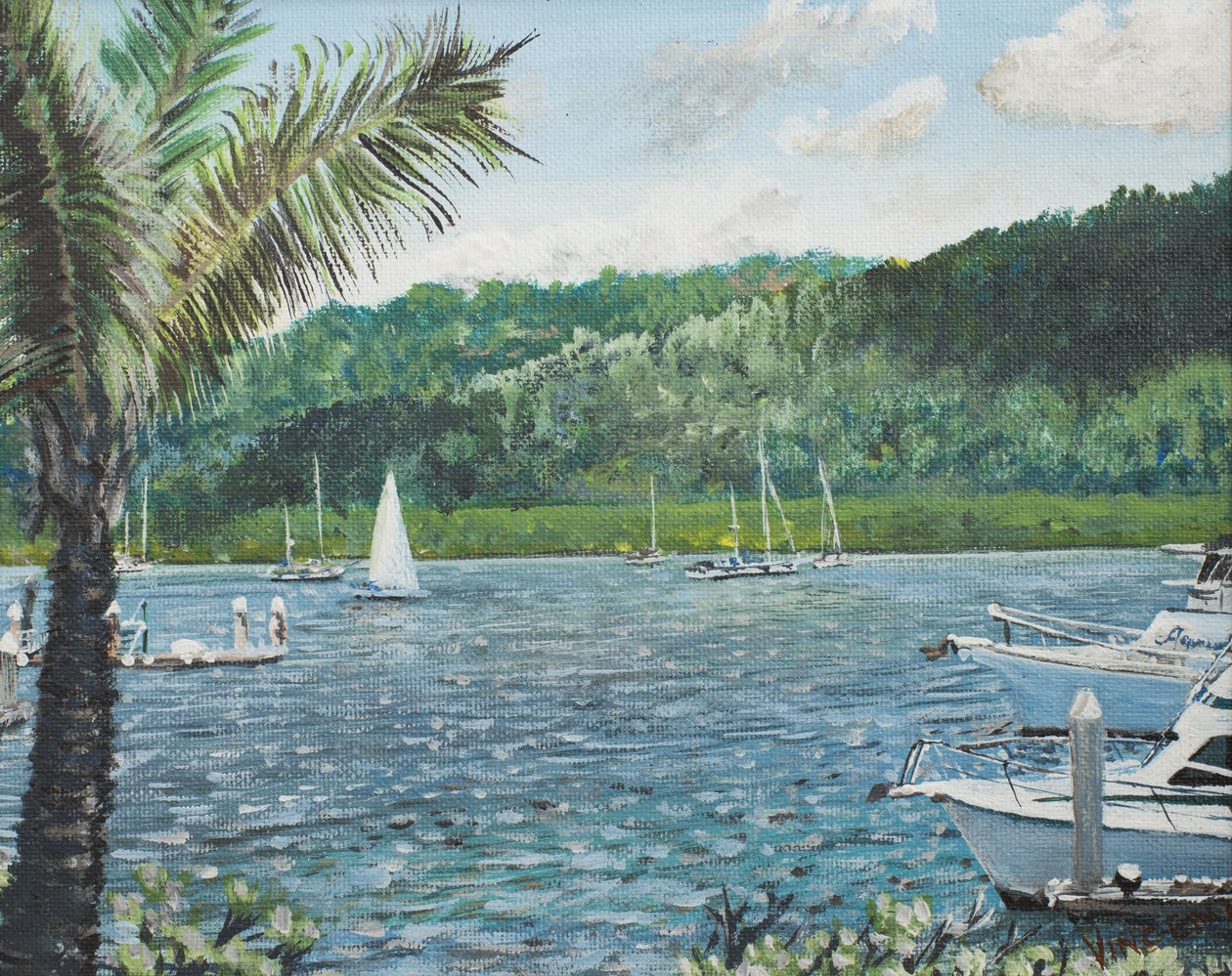 Cairns, Ausztrália, 1998, (Akril vászonlapon) alkotó: Vincent Alexander Booth