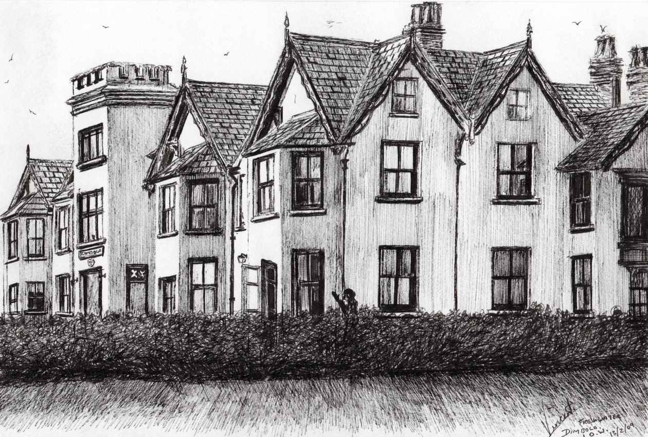 Dimbola Lodge I.O.W., 2009, (tinta papíron) alkotó: Vincent Alexander Booth