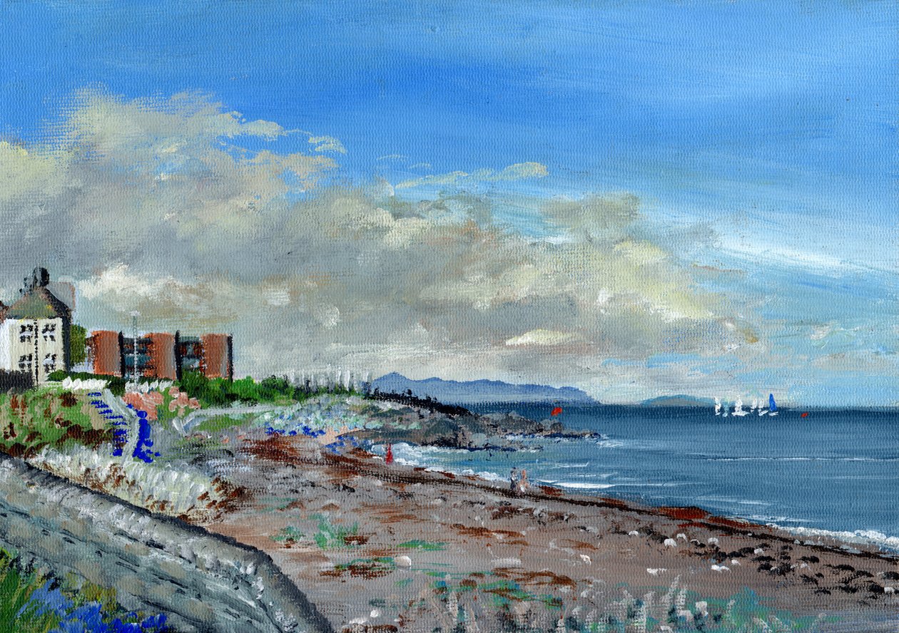 Greystones Írország, 2001, (akril, vászon) alkotó: Vincent Alexander Booth