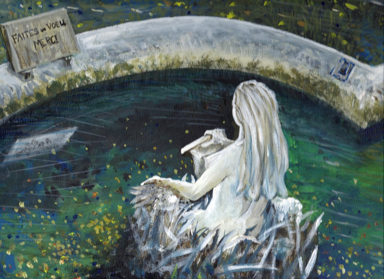 Laignes hableánya, 2006, (akril, vászon táblán) alkotó: Vincent Alexander Booth