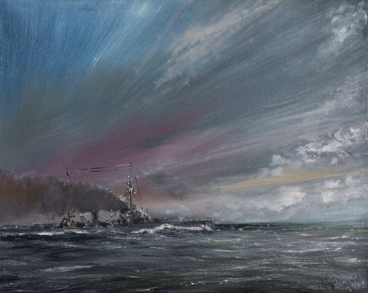 Moltke belép a skagerraki csatába 1916, 2014, alkotó: Vincent Alexander Booth