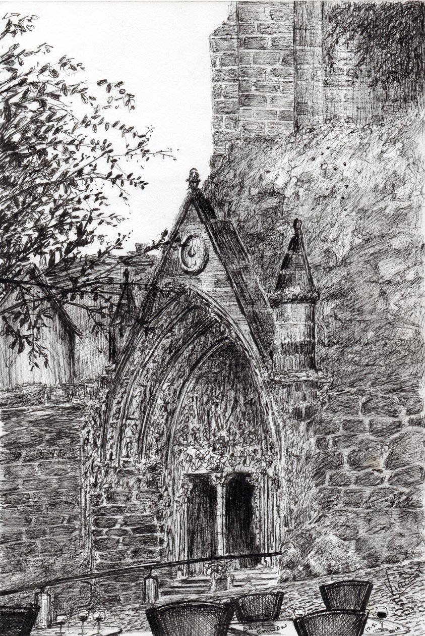 Saint Emilion, 2010, (tinta, papír) alkotó: Vincent Alexander Booth