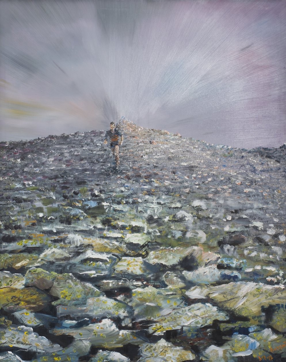 A 42. csúcs, 2012 (olaj, vászon) alkotó: Vincent Alexander Booth