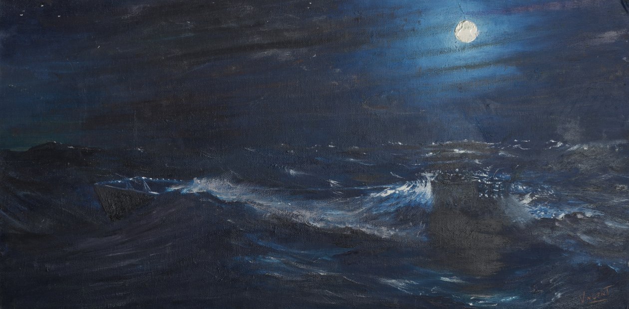 The Tell Tale Moon, 1995, (olaj, vászon tábla) alkotó: Vincent Alexander Booth