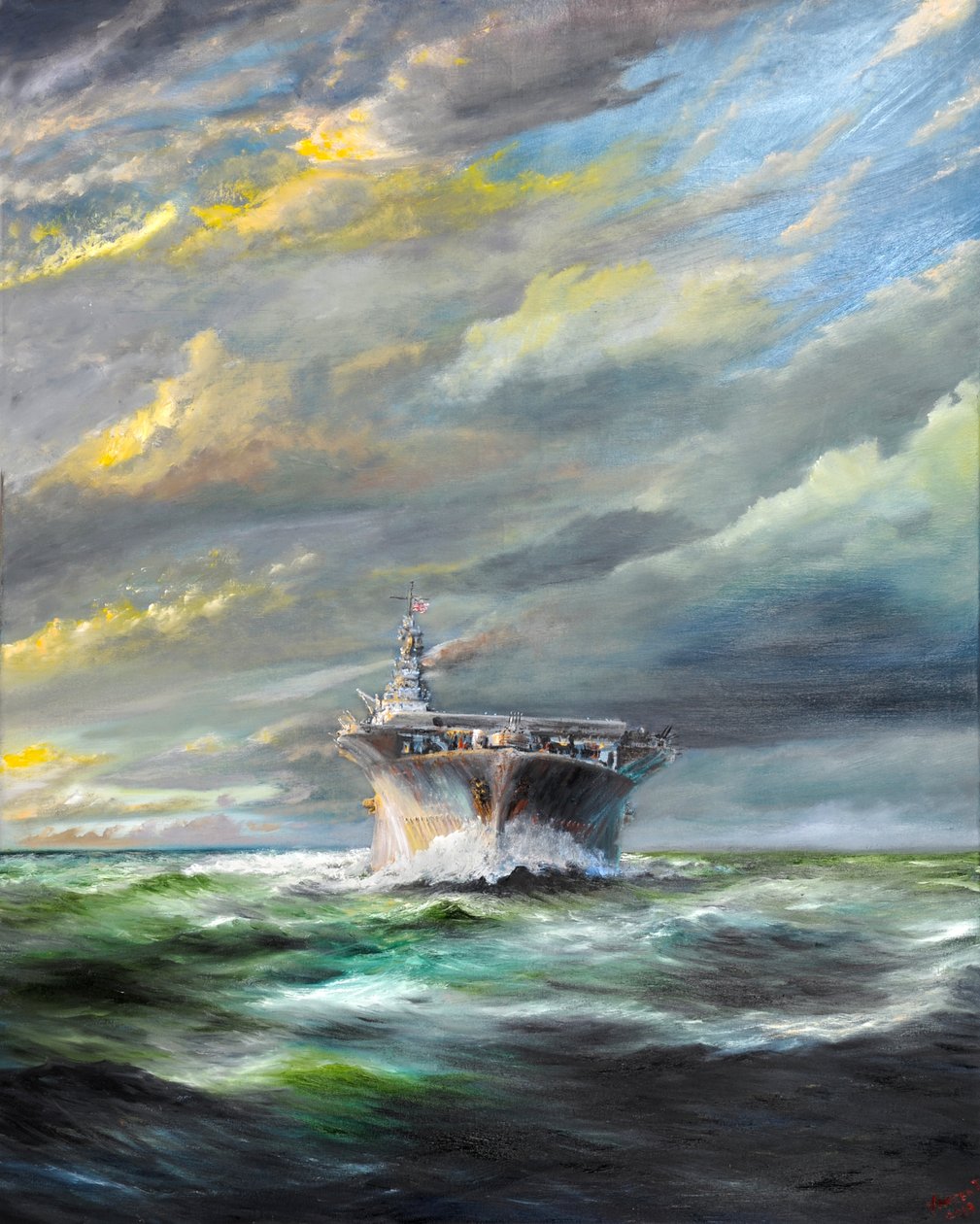 A USS Enterprise visszatér a Pearl-hez, 2019 alkotó: Vincent Alexander Booth