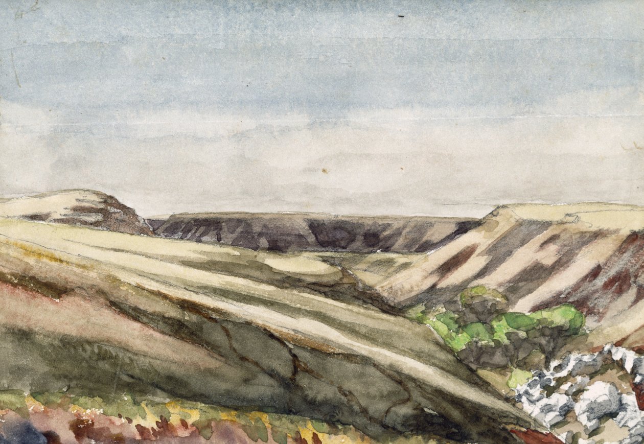 Arizona Mesas, 1869-71 (wc papíron) alkotó: Vincent Colyer