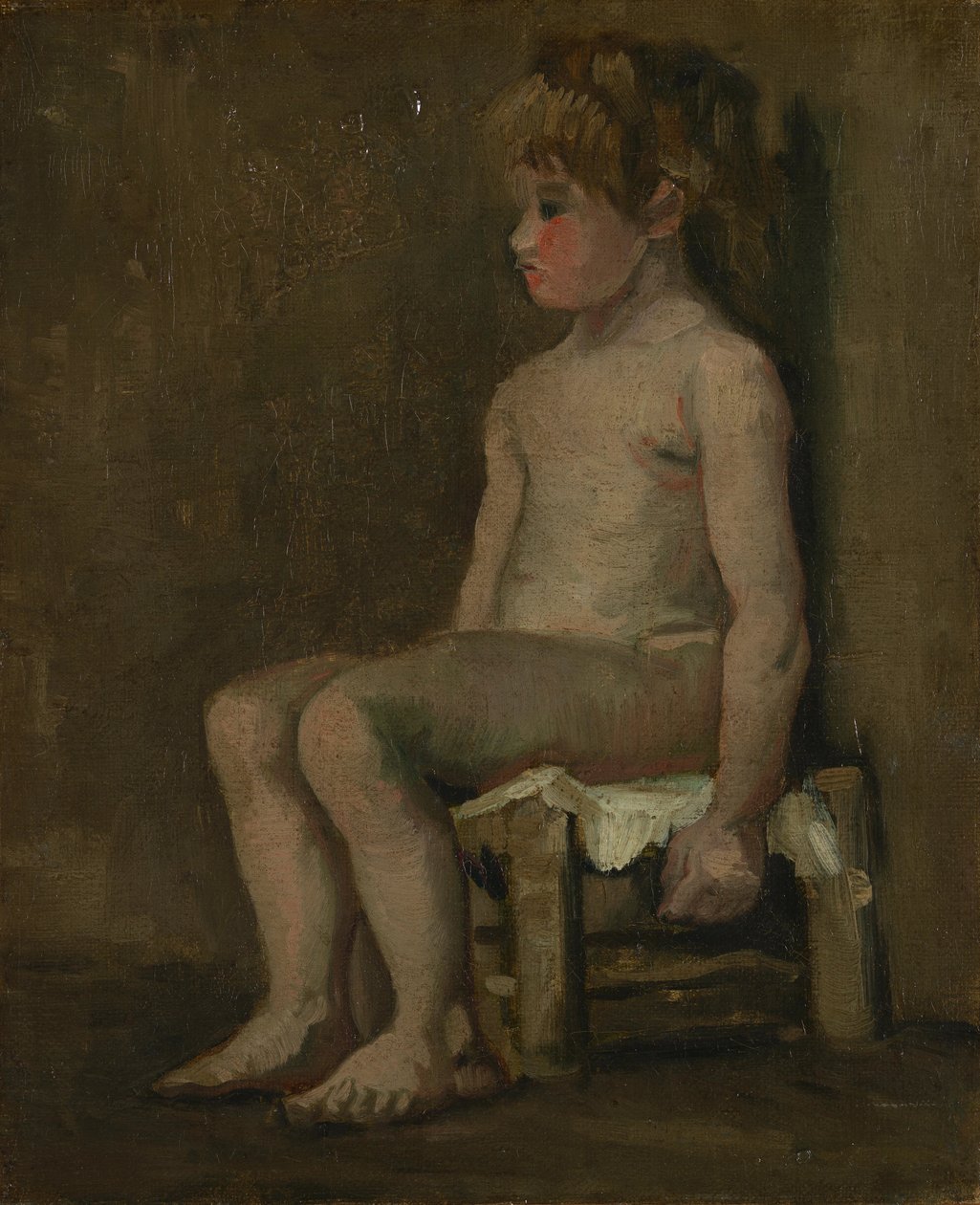 Meztelen lány, Ülő alkotó: Vincent van Gogh
