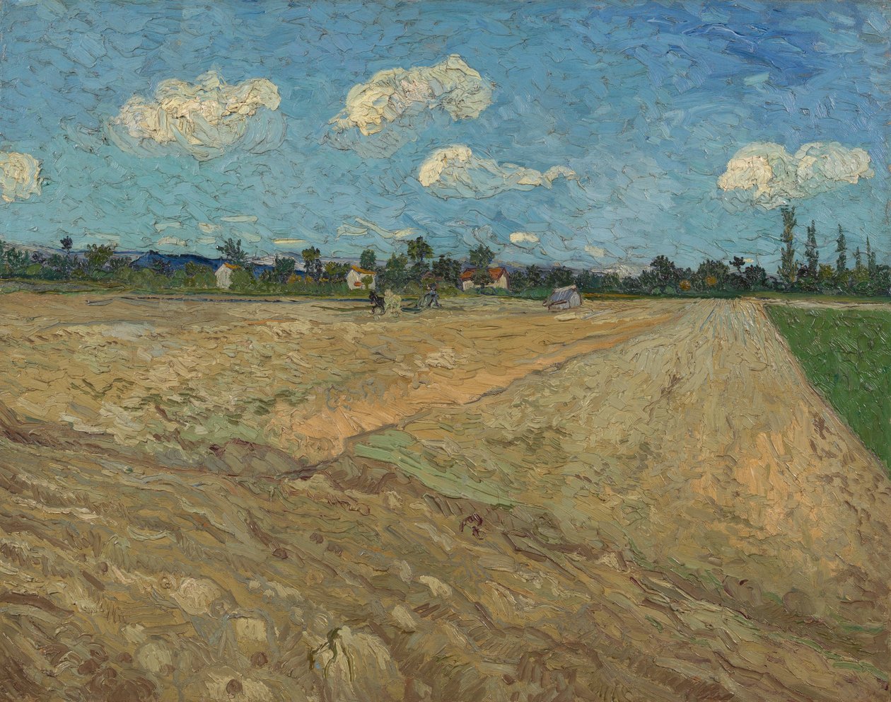 Szántott mezők („A barázdák”) alkotó: Vincent van Gogh
