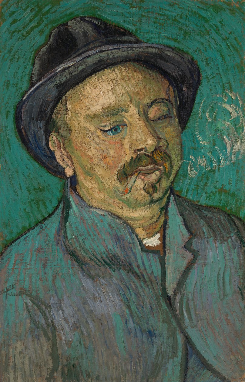 Egy félszemű ember portréja alkotó: Vincent van Gogh