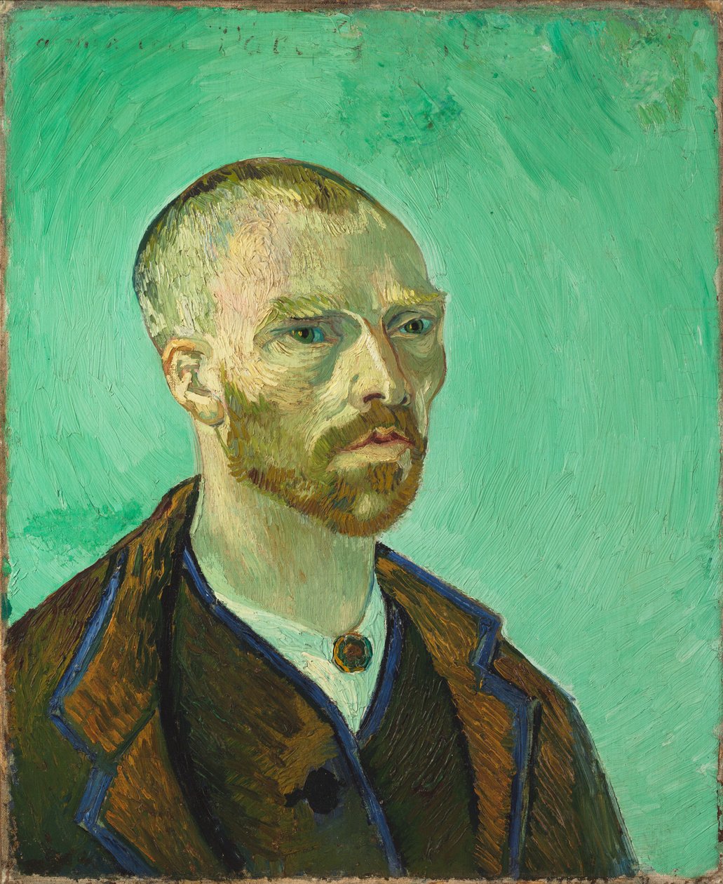 Önarckép (Paul Gauguin -nak dedikálva) alkotó: Vincent van Gogh