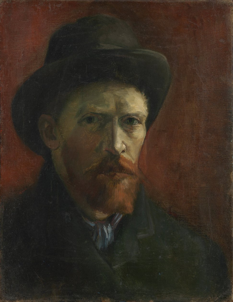 Önarckép filccel alkotó: Vincent van Gogh