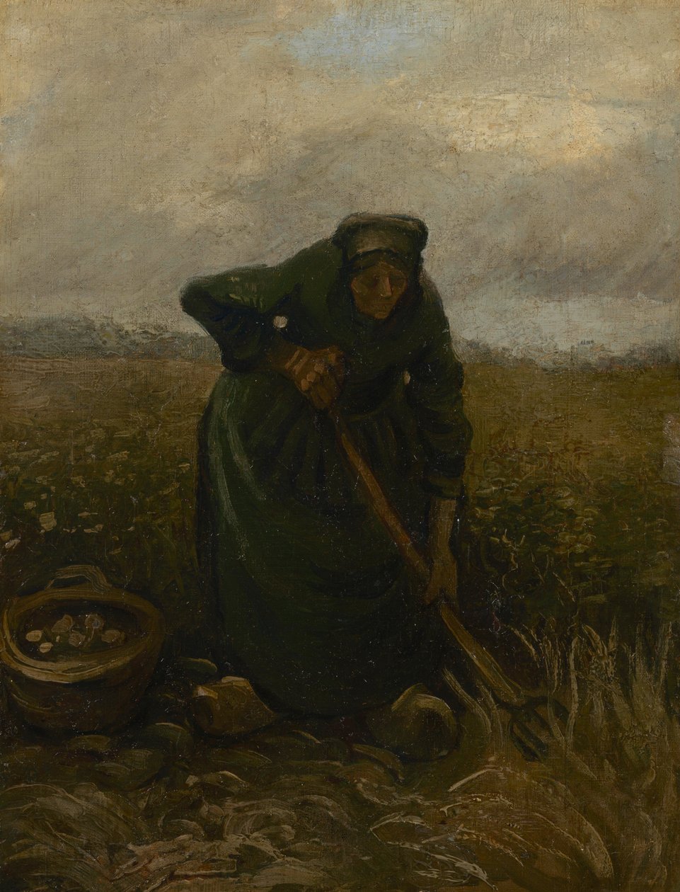 Nő emelő burgonya alkotó: Vincent van Gogh