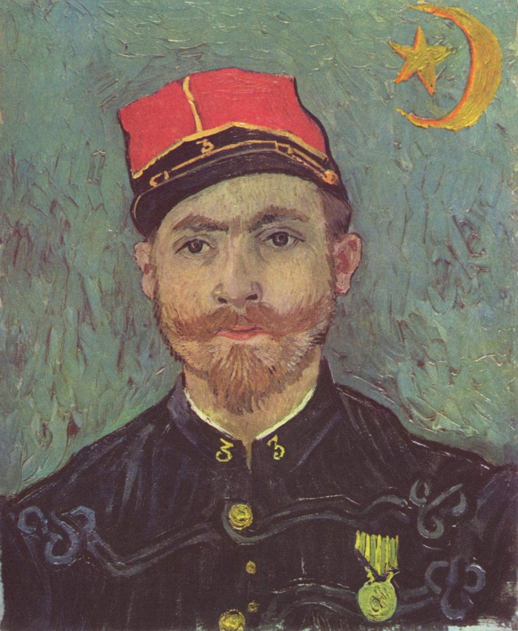Paul-Eugène Milliet, a Zouaves másodhadnagy portréja alkotó: Vincent van Gogh