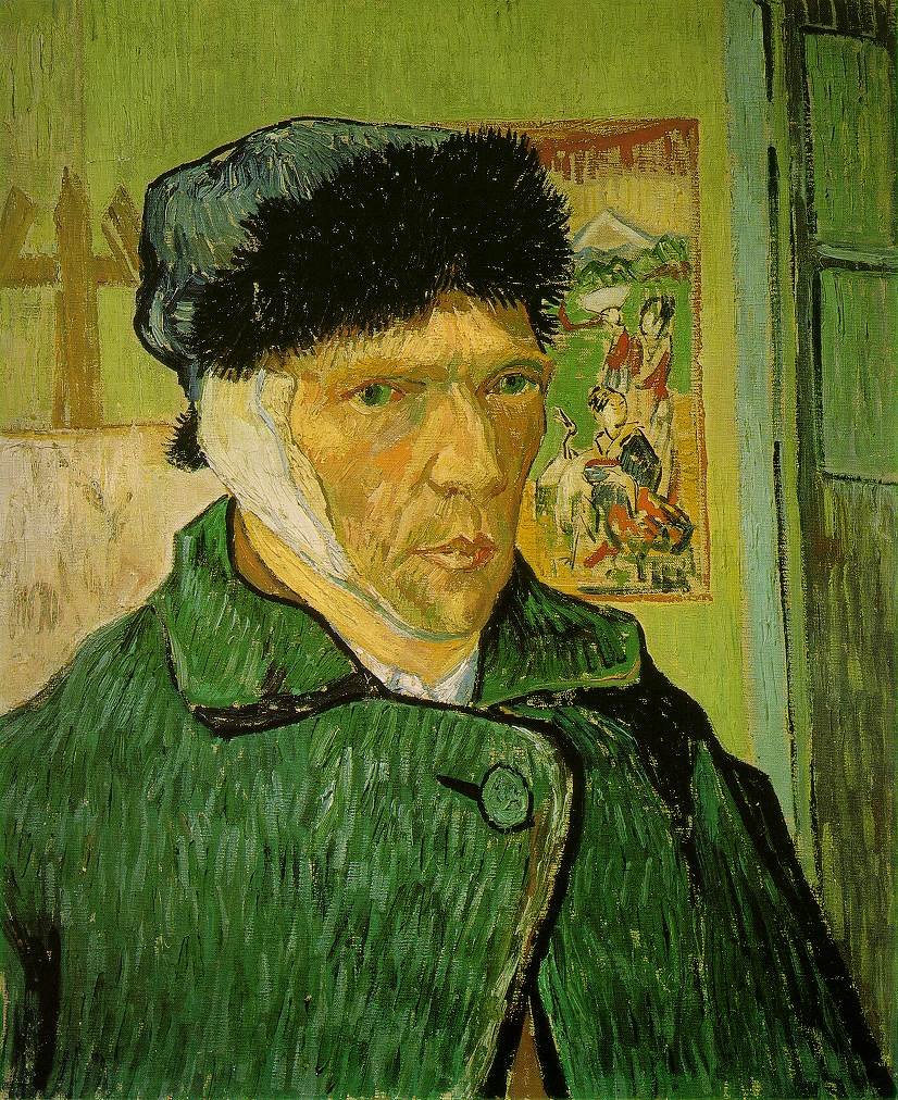 Vincent van Gogh önarcképe alkotó: Vincent van Gogh