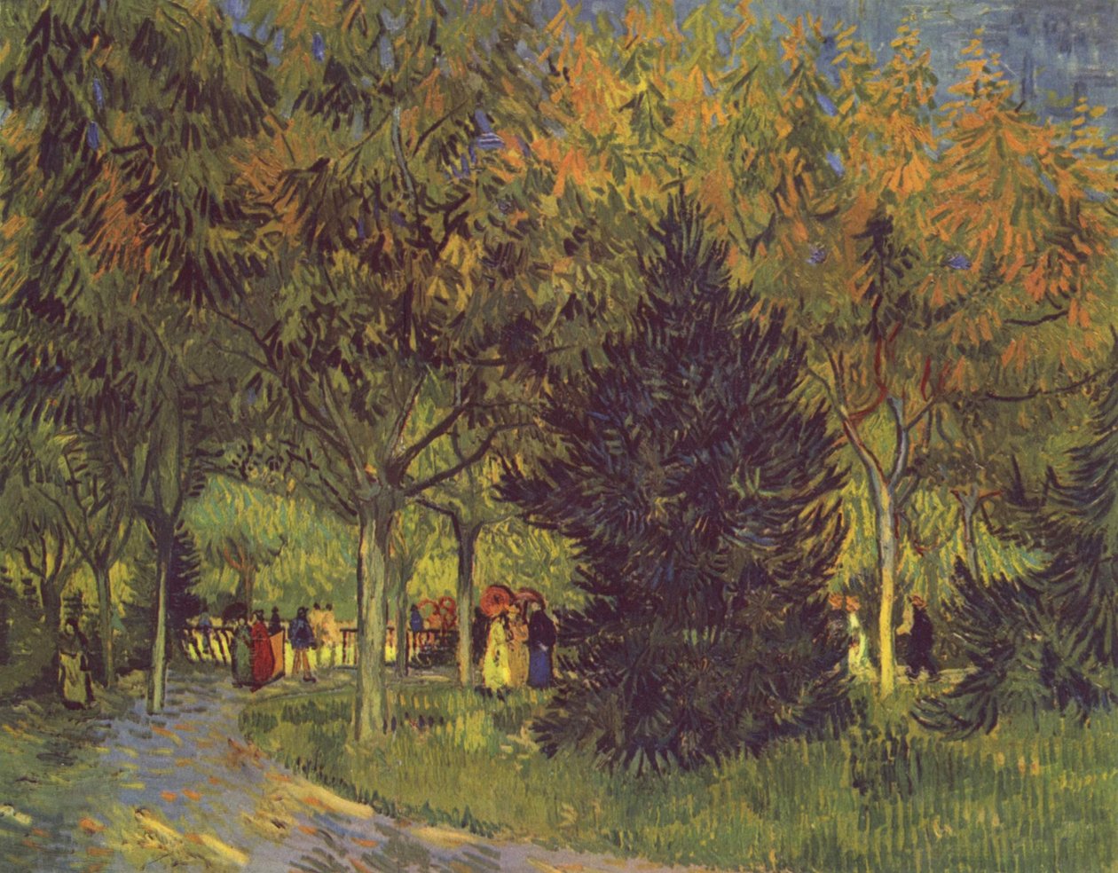Avenue a parkban alkotó: Vincent van Gogh