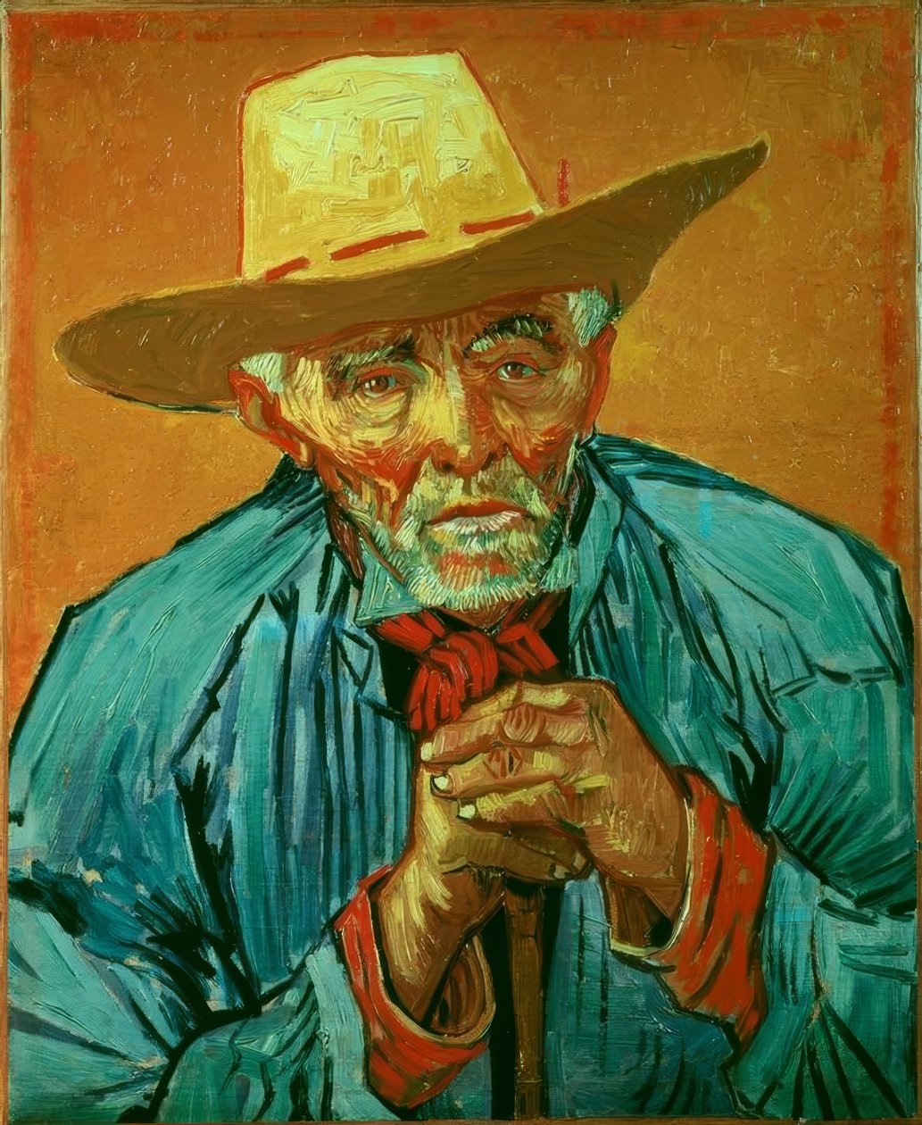 A paraszt Patience Escalier portréja alkotó: Vincent van Gogh