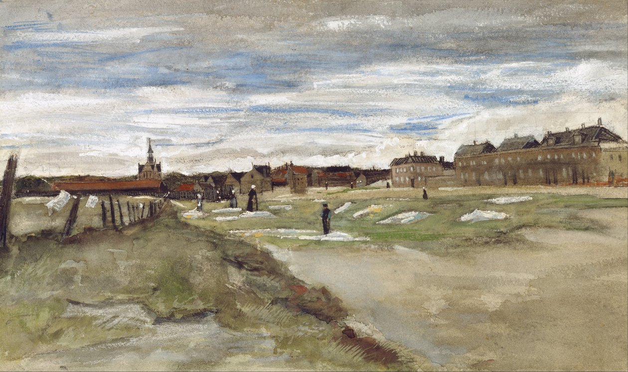 Fehérítőföld Scheveningenben alkotó: Vincent van Gogh