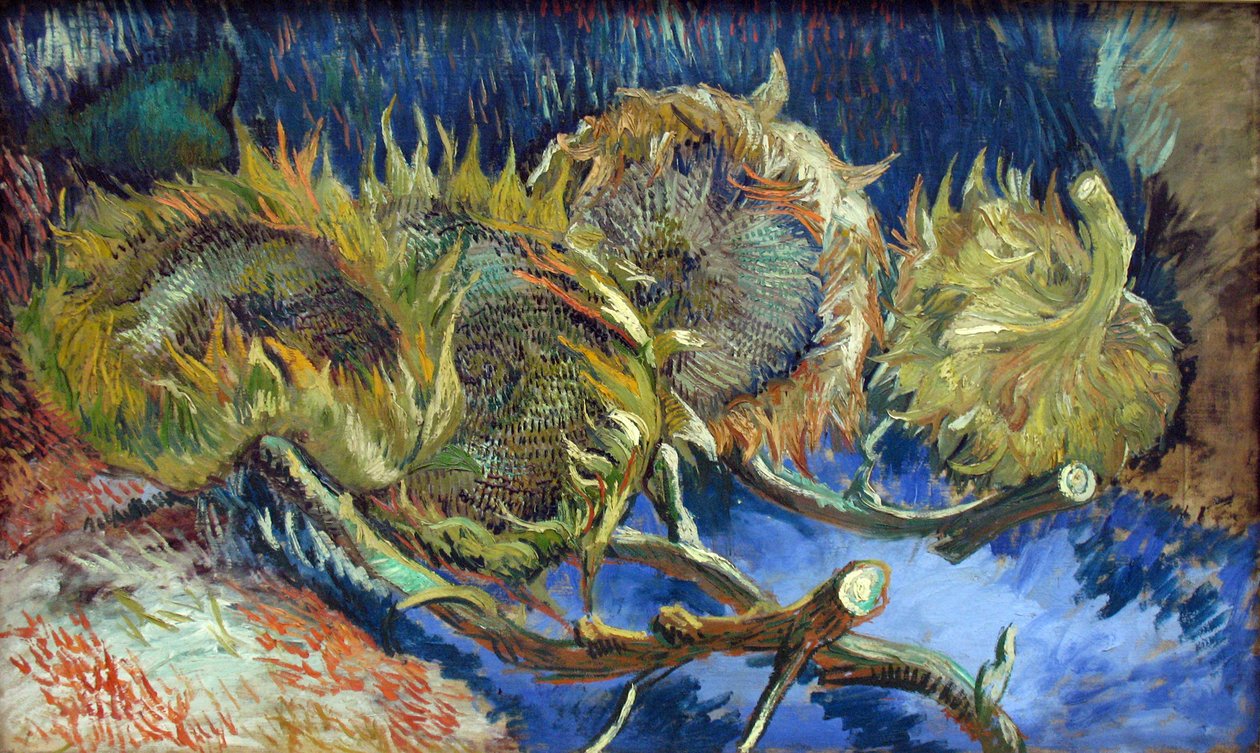 Virágok kék vázában alkotó: Vincent van Gogh