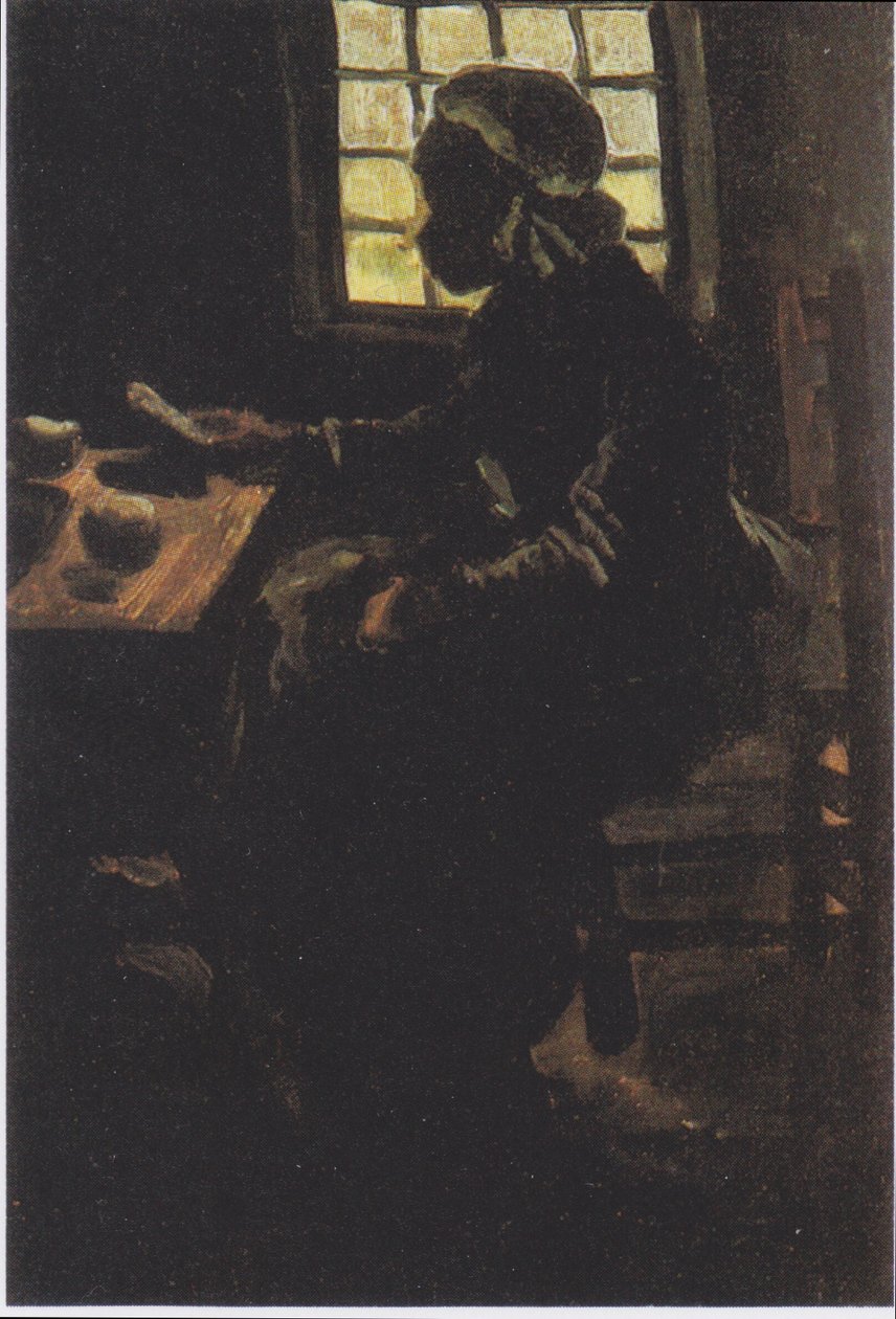 Farmer felesége étkezéskor alkotó: Vincent van Gogh