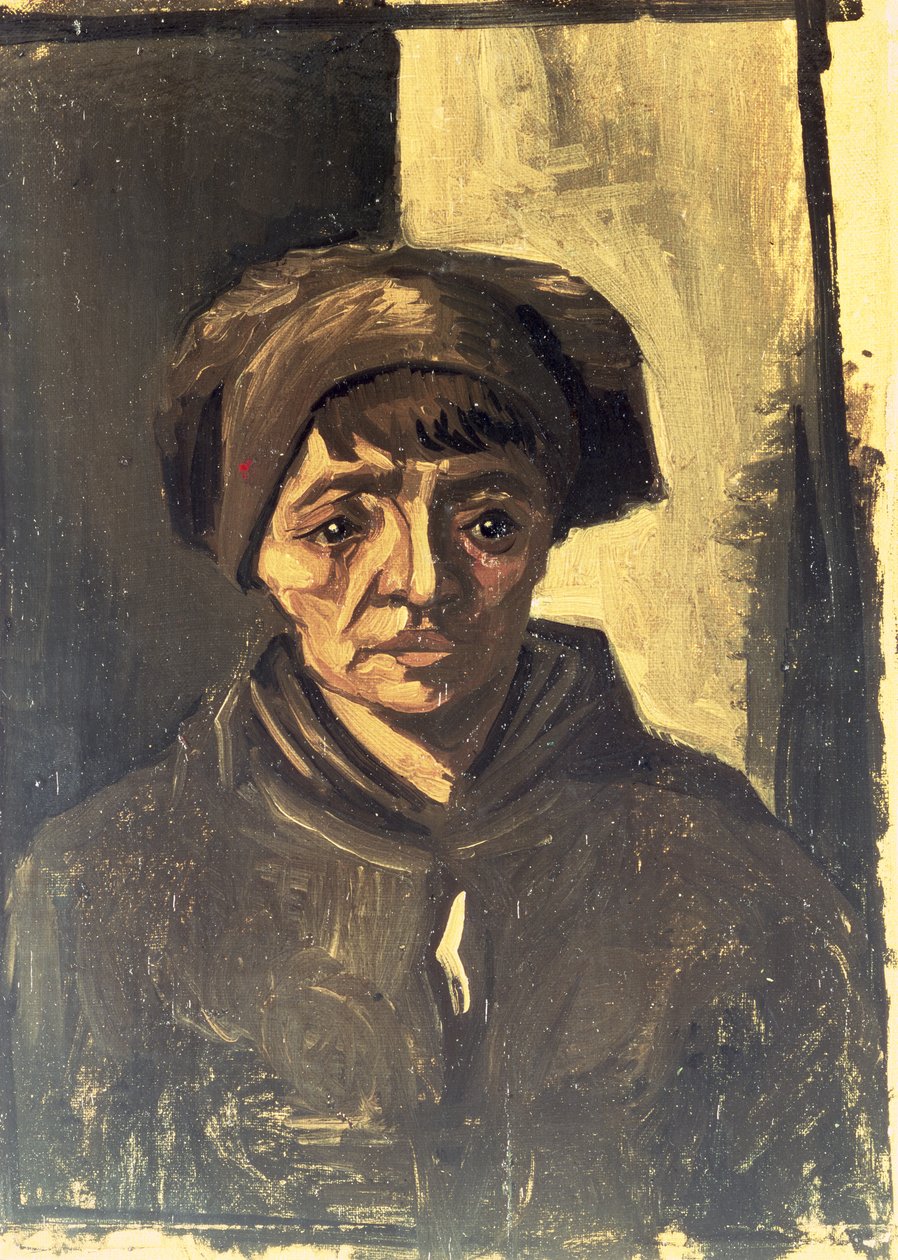 Egy paraszt mellszobra, 1884 alkotó: Vincent van Gogh