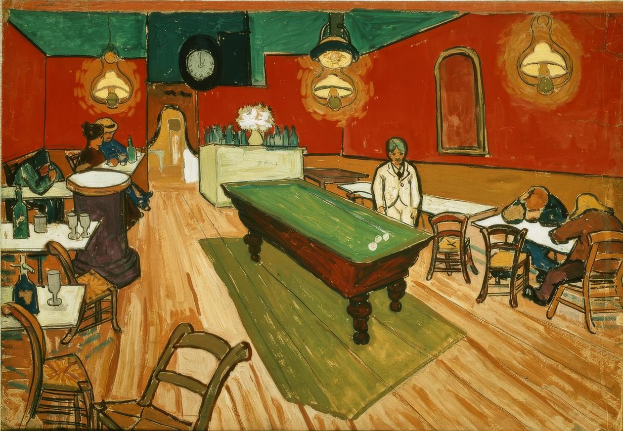 Az arles-i éjszakai kávézó alkotó: Vincent van Gogh