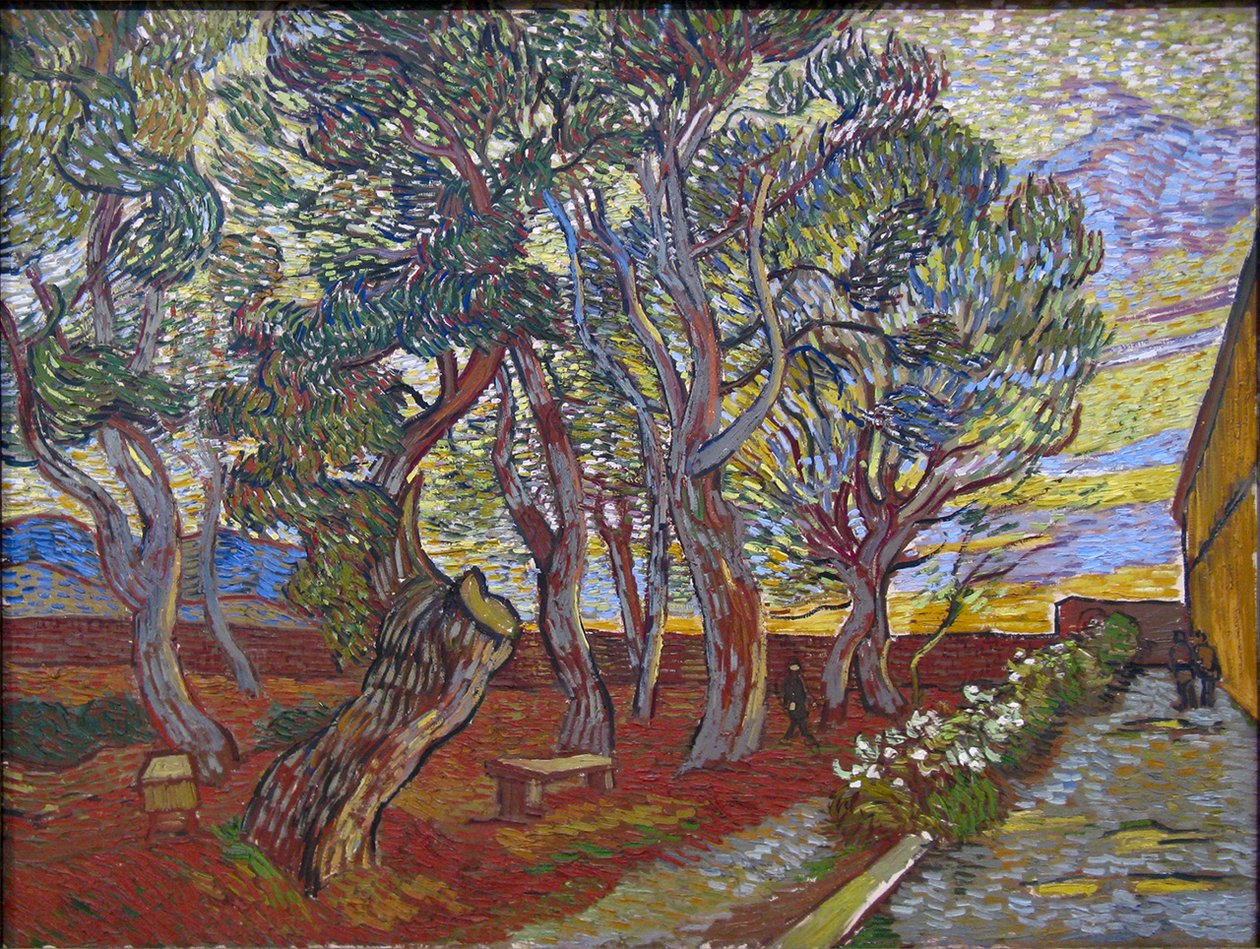 A Szent Pál intézmény kertje alkotó: Vincent van Gogh