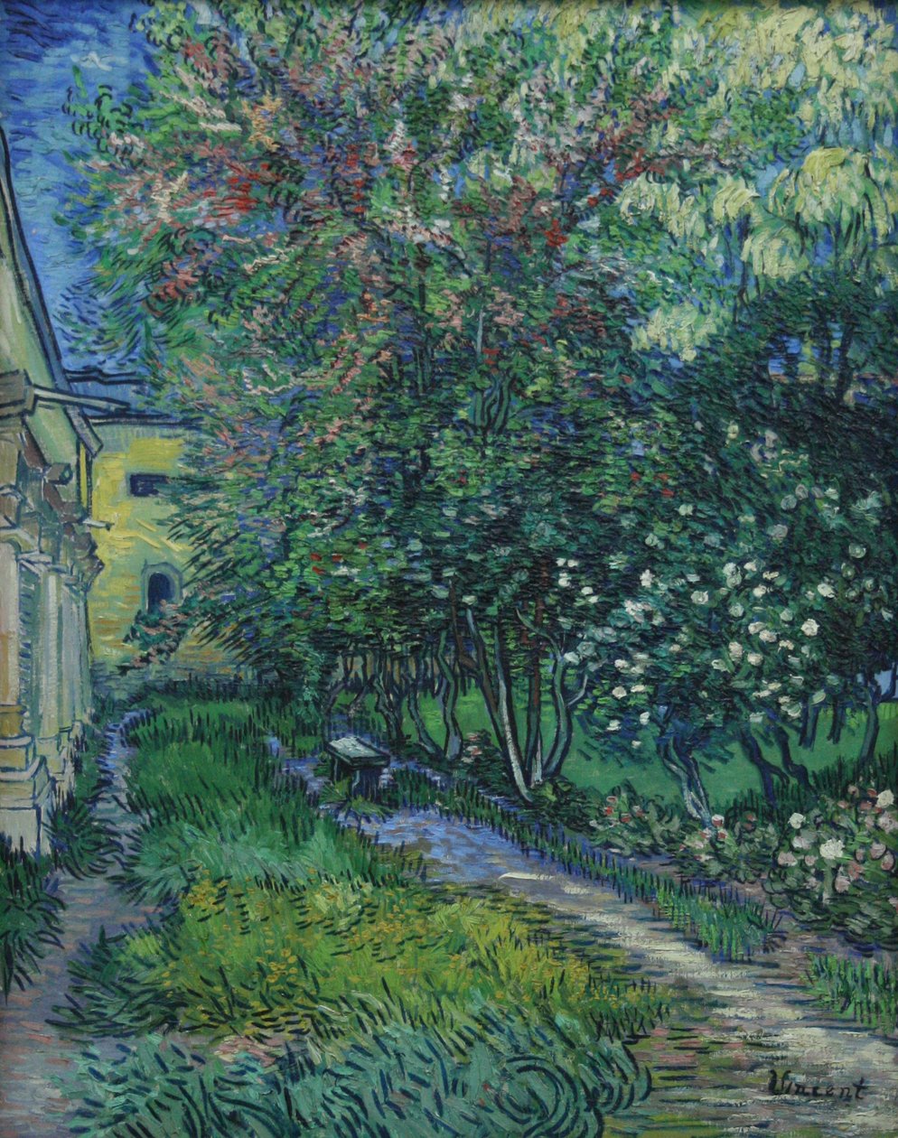 Az intézmény kertje Saint-Rémyben alkotó: Vincent van Gogh