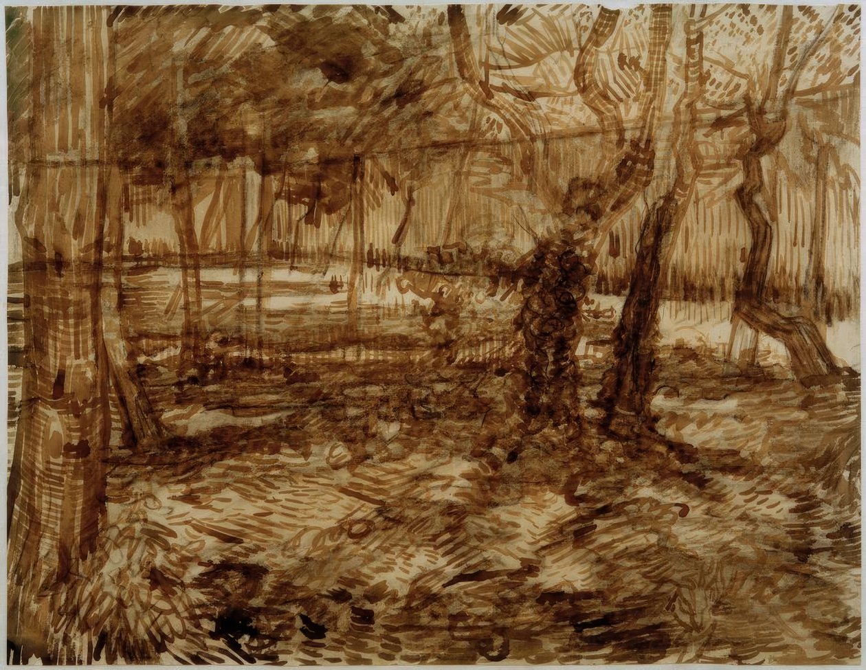 Sarok a szanatórium kertjében alkotó: Vincent van Gogh