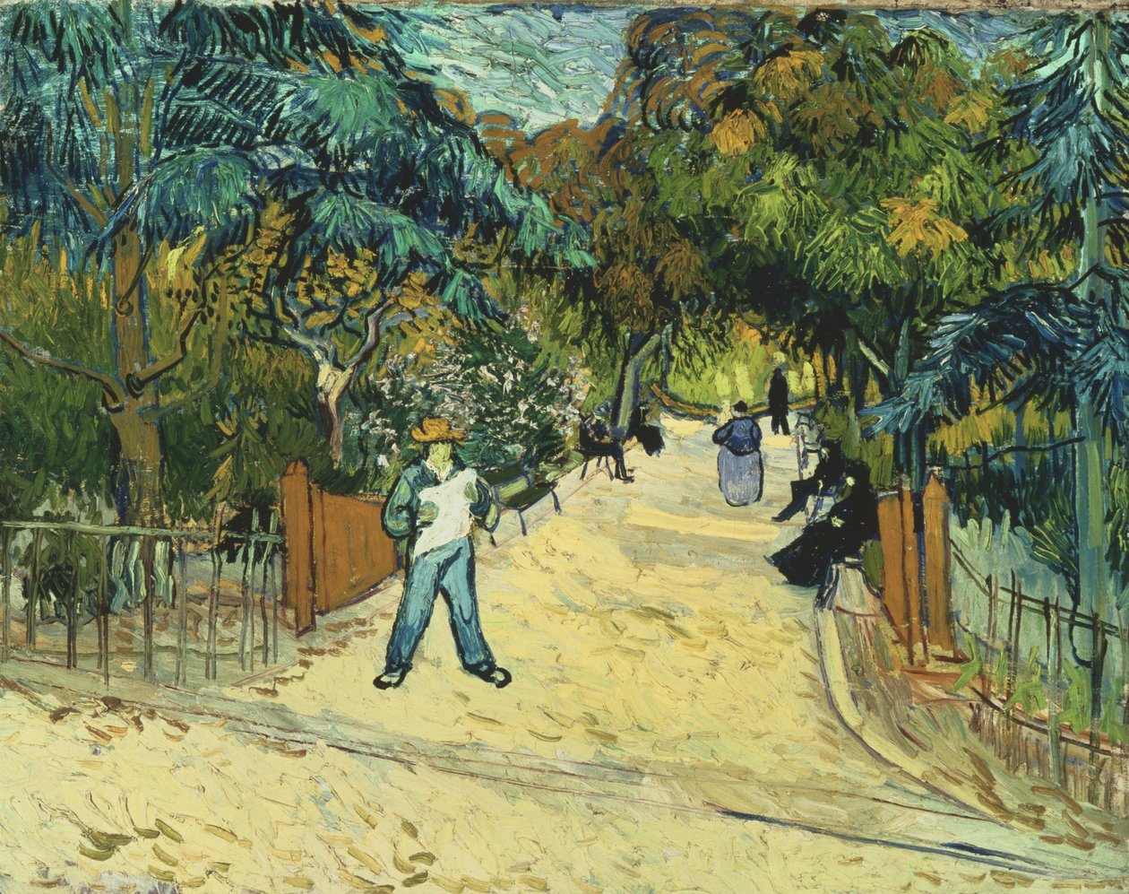 Bejárat az arlei nyilvános kertbe alkotó: Vincent van Gogh