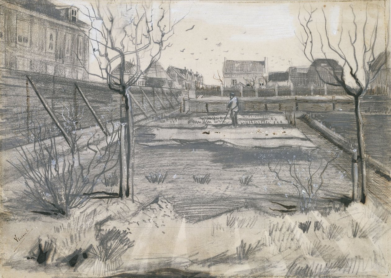Virágiskola a Schenkweg-en Hágában, 1882 alkotó: Vincent van Gogh