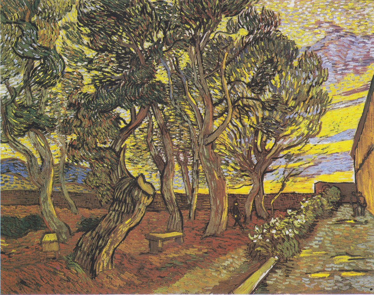 A Saint-Paul Kórház kertje4 alkotó: Vincent van Gogh