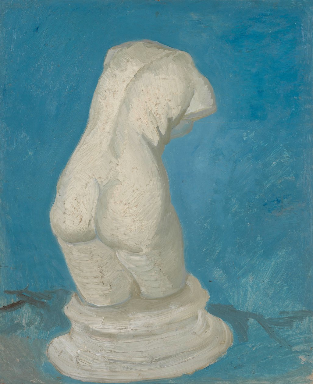 Gipsz törzs (női) hátulról alkotó: Vincent van Gogh